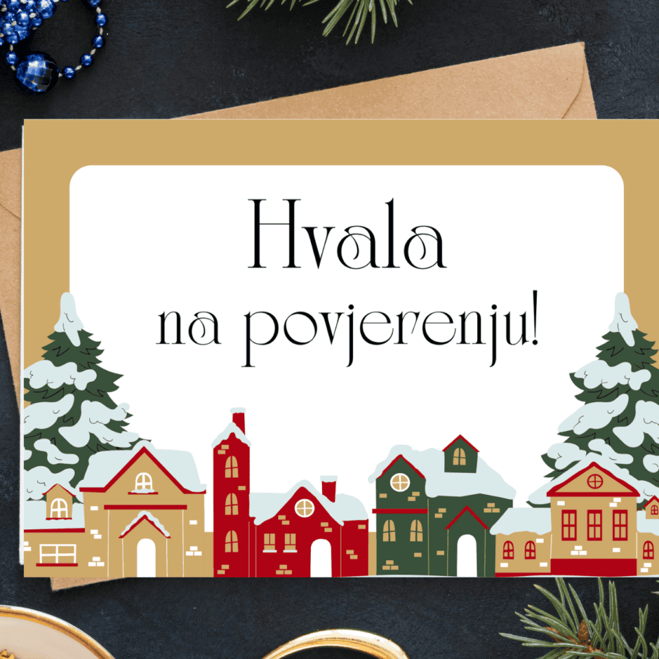kartica zahvale