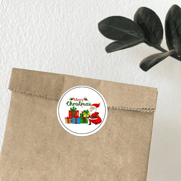 Naljepnice samoljepljive božićnog dizajna