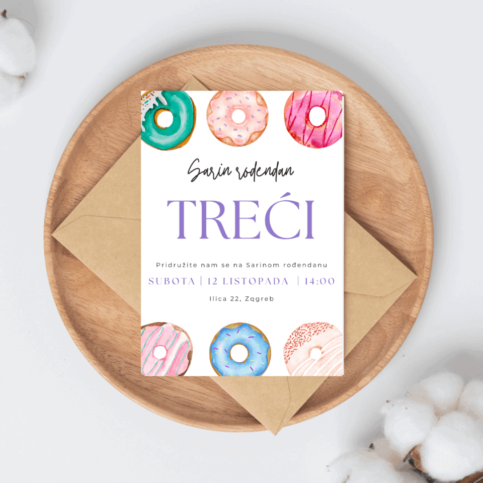 pozivnica za dječji rođendan