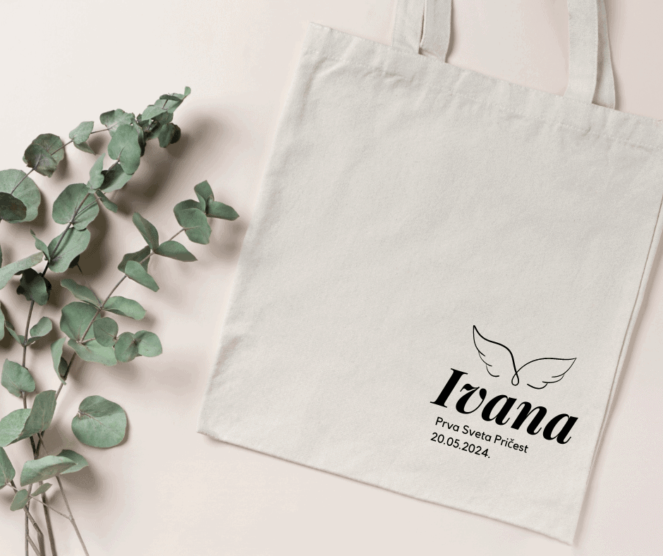 Personalizirana platnena torba zahvalnica