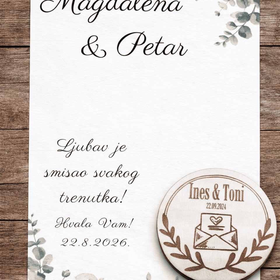 Magnet hdf vjenčanje 4#