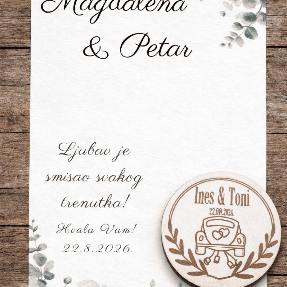 Magnet hdf vjenčanje 3#