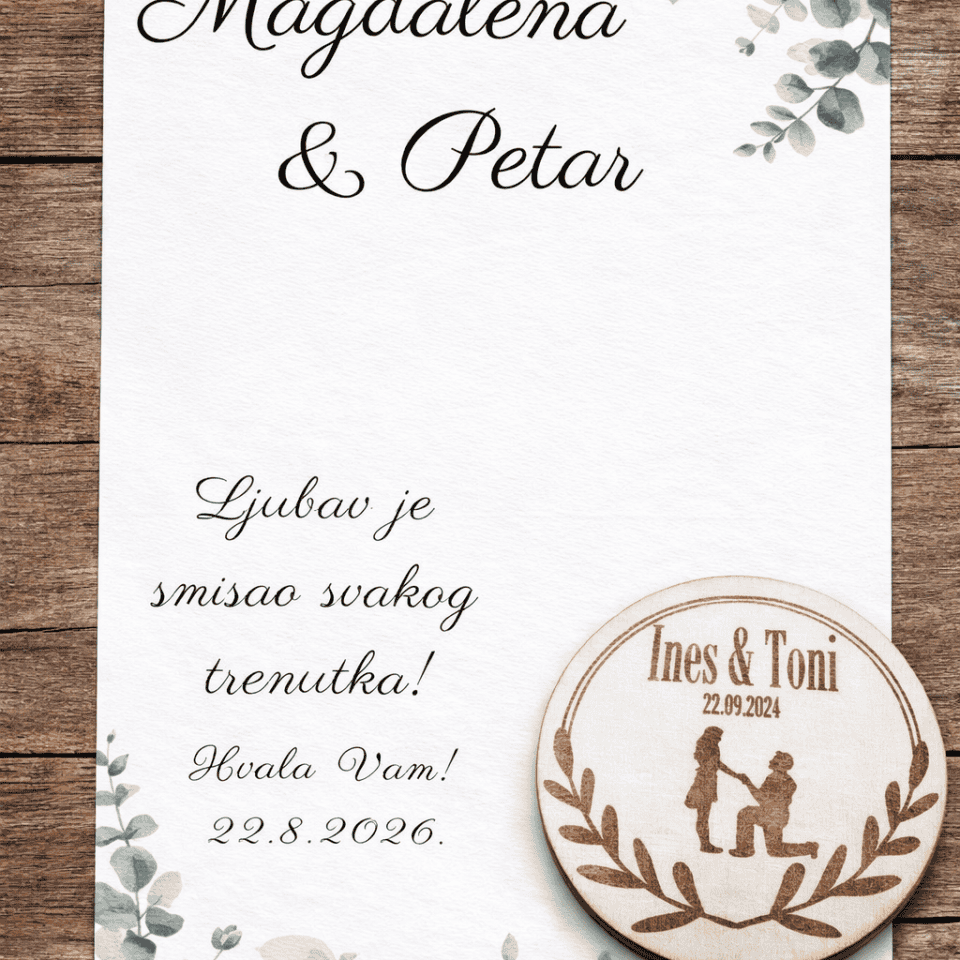 Magnet hdf vjenčanje 5#