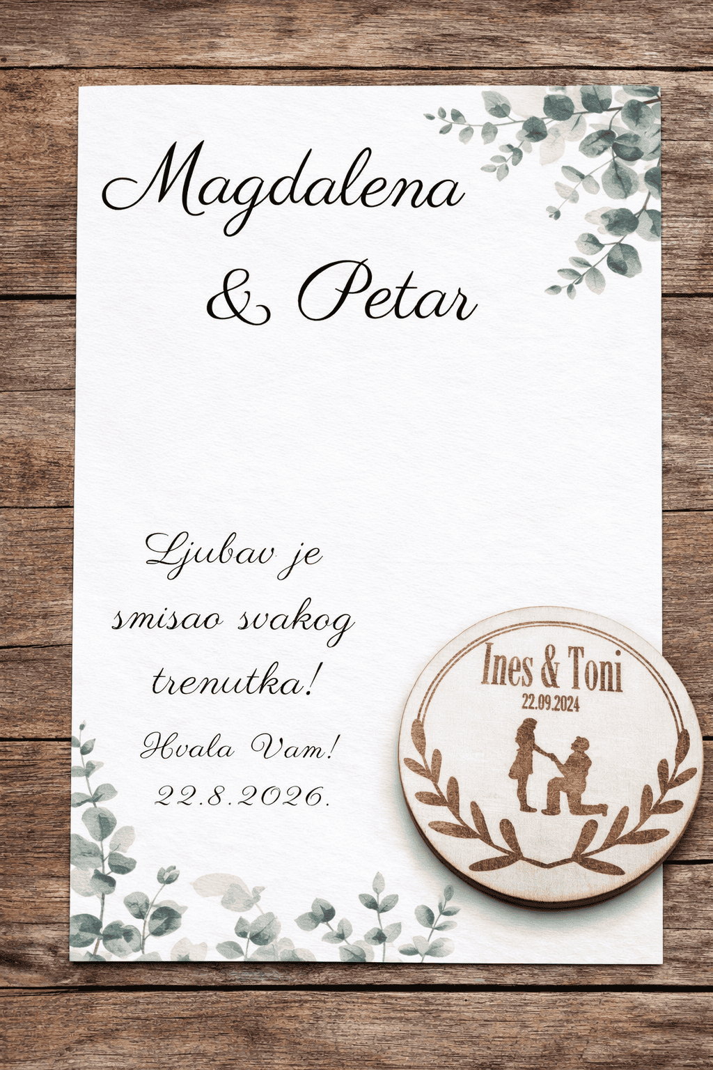 Magnet hdf vjenčanje 5#