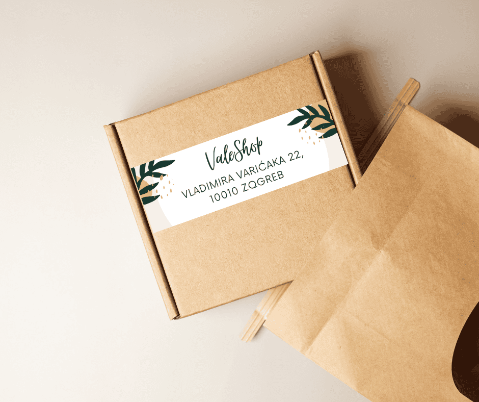 Naljepnice za slanje set 50 kom