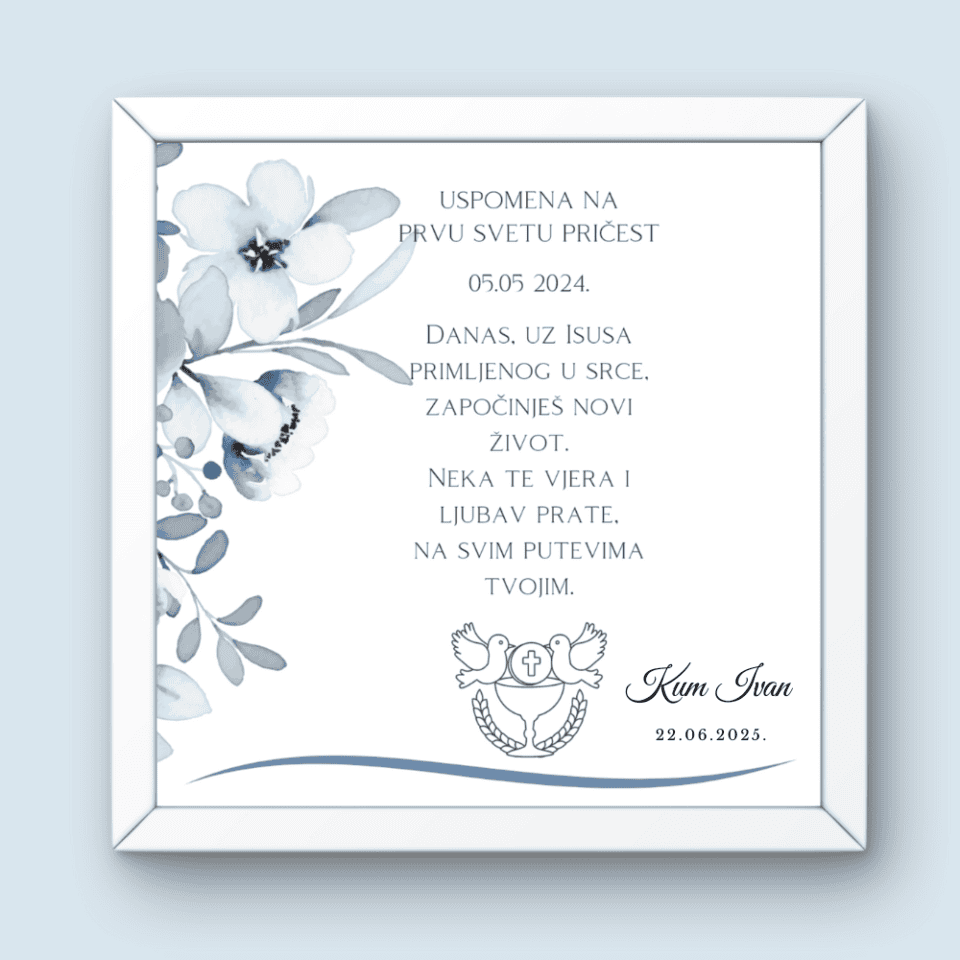 okvir Prva sveta pričest