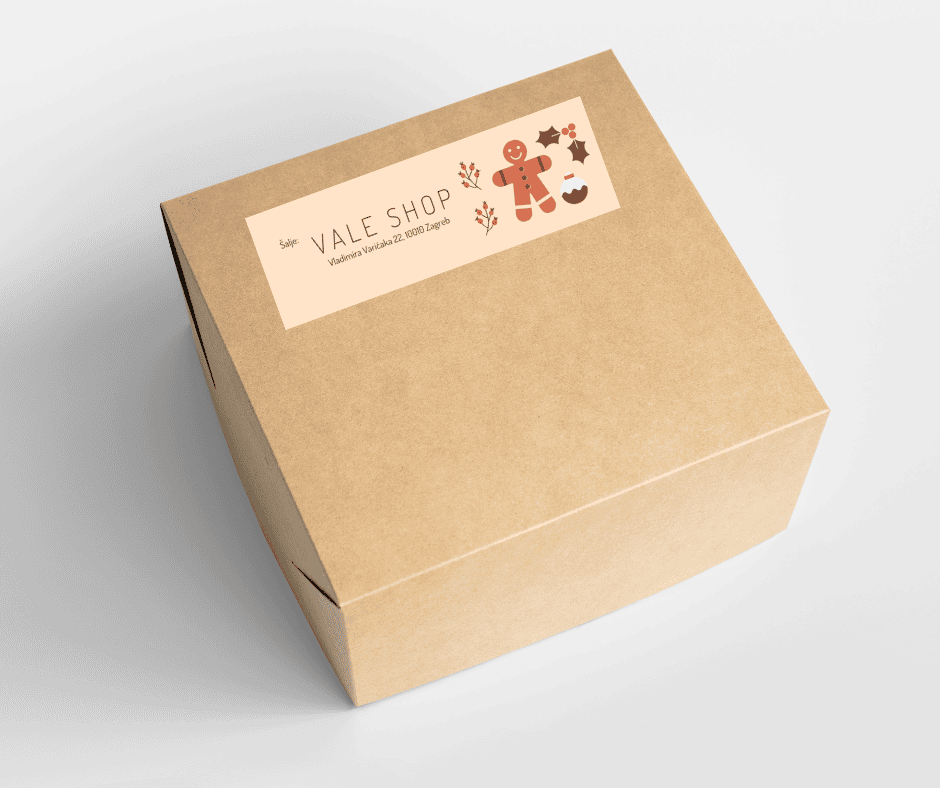 kurirska nljepnica za pakete