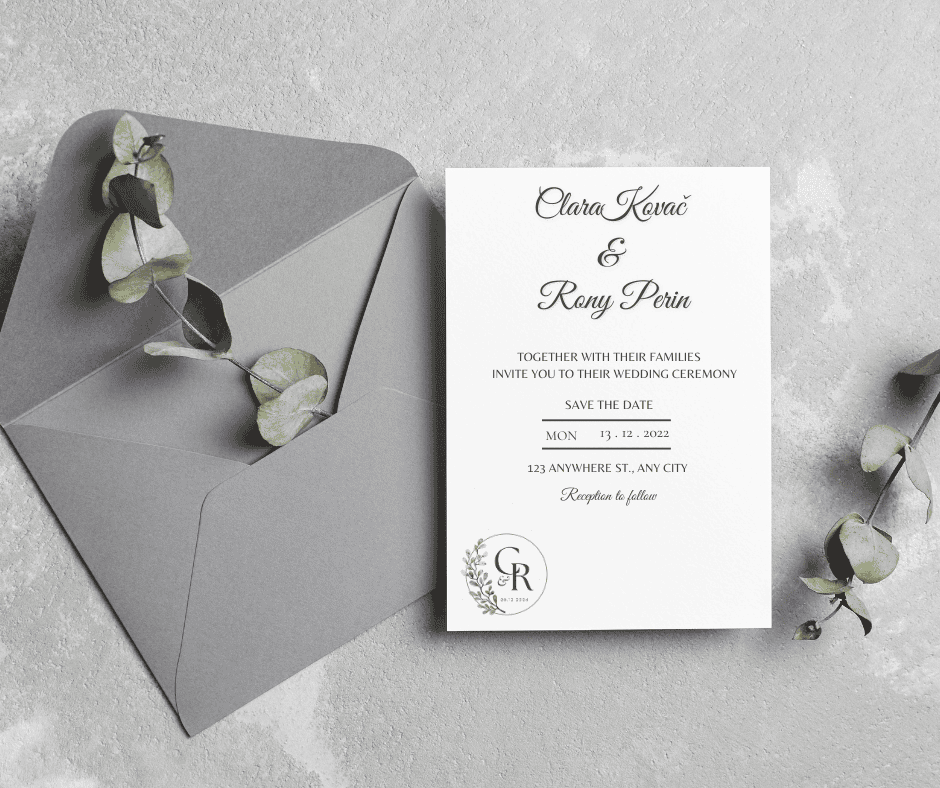 Pozivnica za vjenčanje