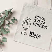 Personalizirana platnena torba zahvalnica