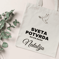 Personalizirana platnena torba zahvalnica