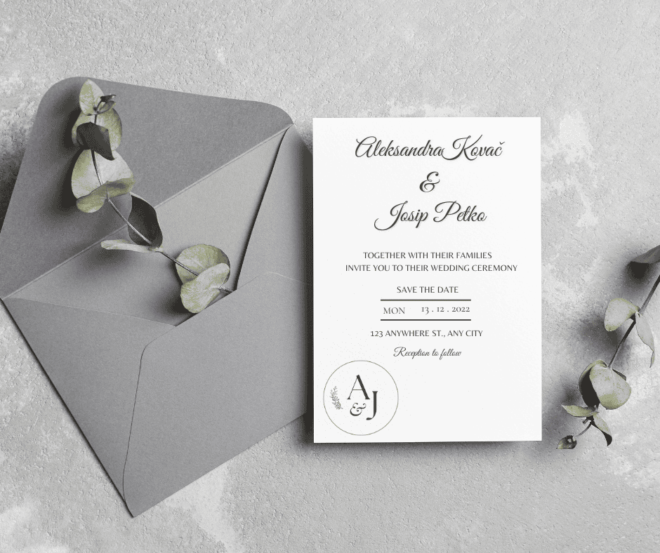 Pozivnica za vjenčanje