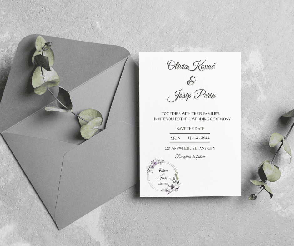 Pozivnica za vjenčanje
