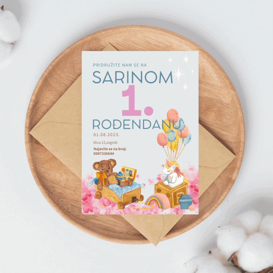 Pozivnica za dj.rođendan
