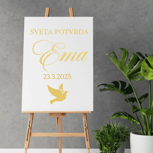ZLATNE KONTURNO REZANE FOLIJE- Sveta Potvrda