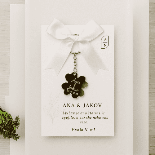 Srce privjesak za ključeve - Ljubav sve pozlati - Slika 2