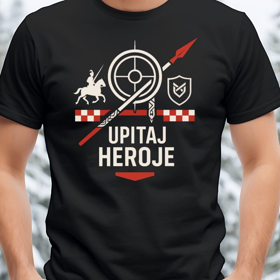 Majica "Sinj upitaj heroje"