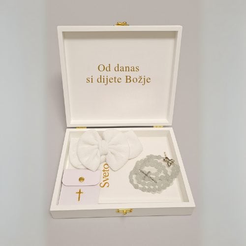 Elegantni set za krštenje djevojčice - Slika 3
