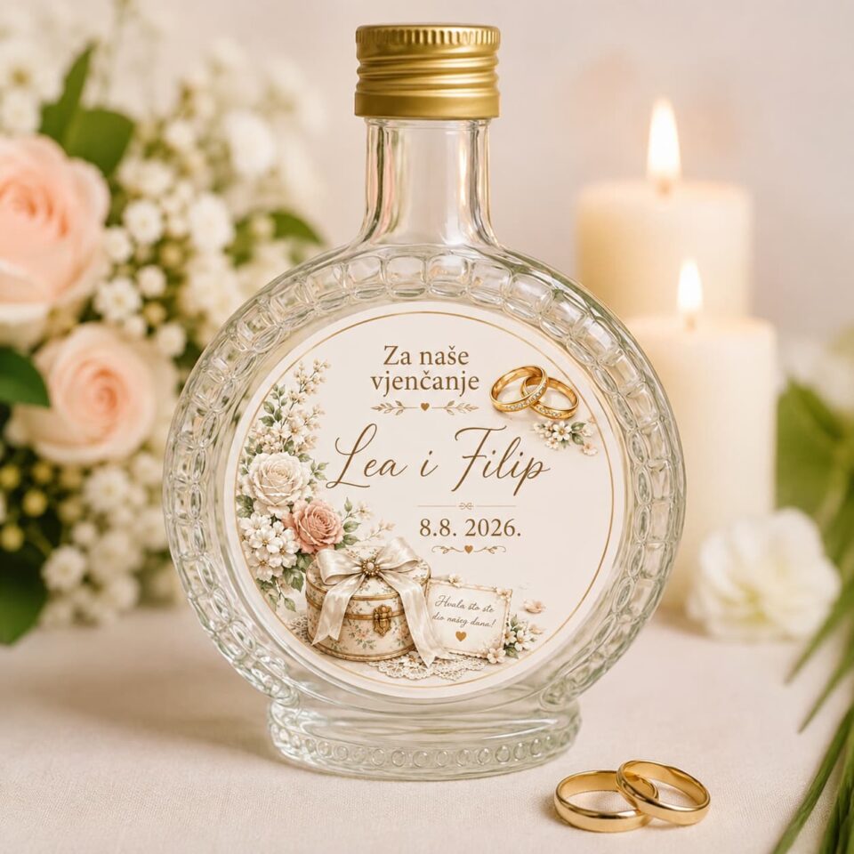Boca čutura 500 ml za mladence