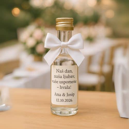 Boca cilindrična 50 ml - Naš dan, naša ljubav...