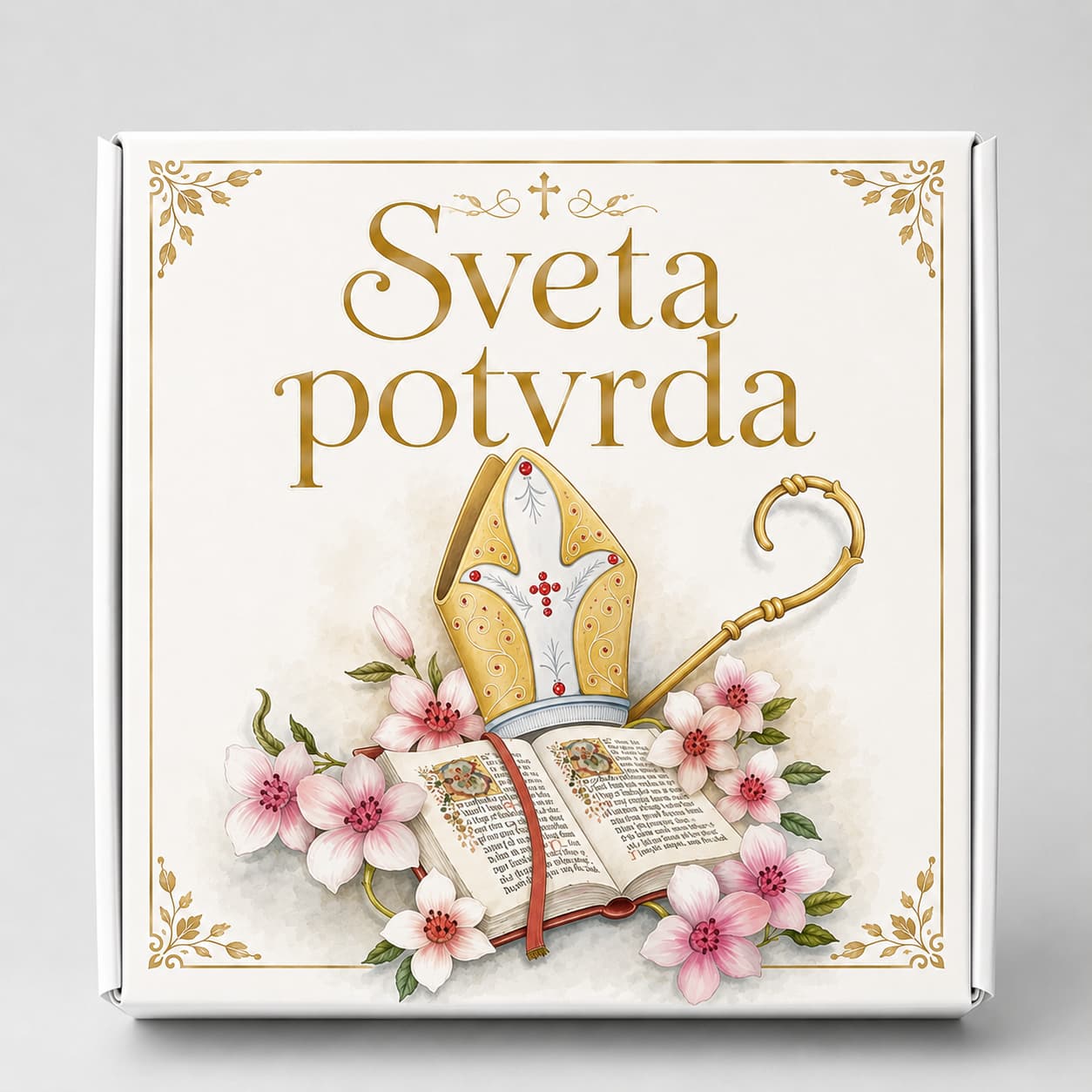 Krunica desetica – prozirno roza - Slika 2