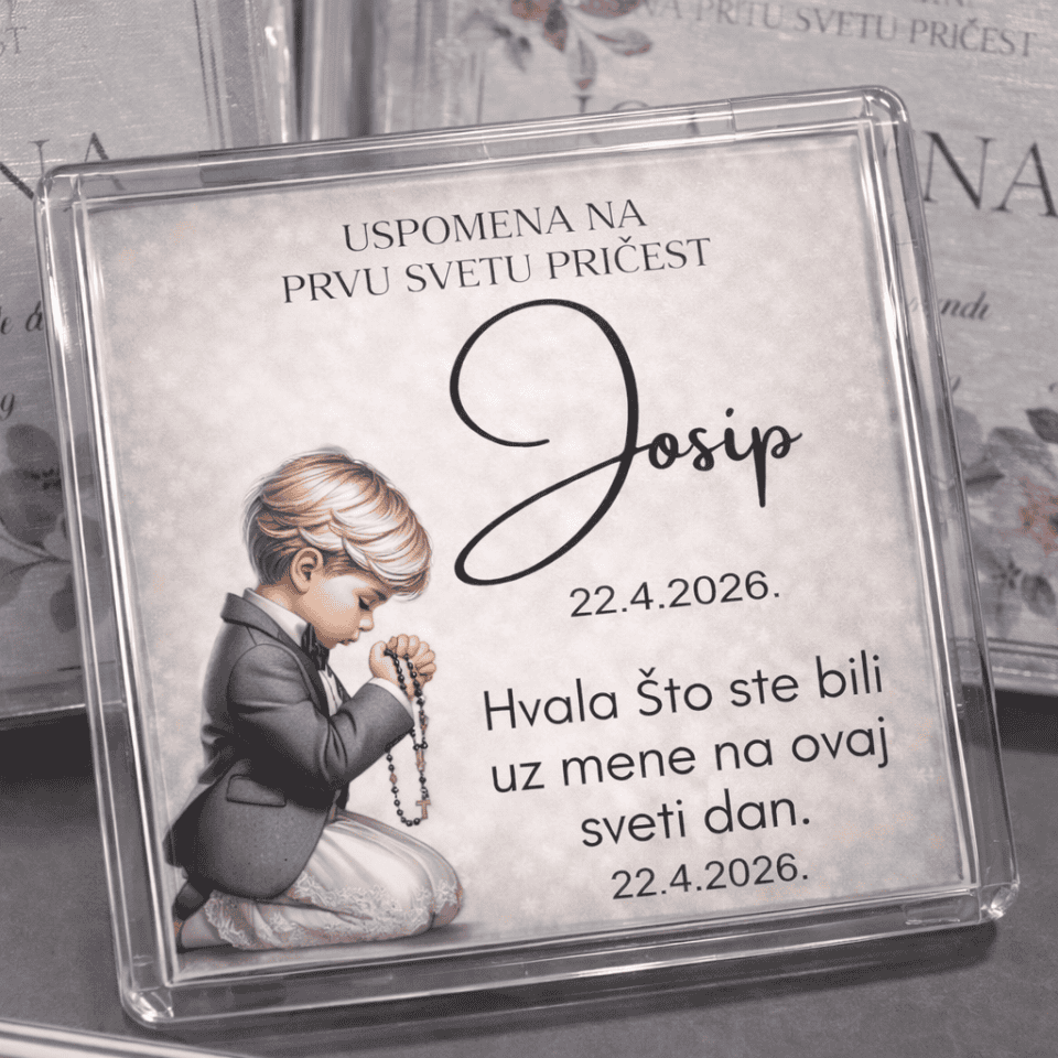 Pvc - Magnet- Prva pričest dječak