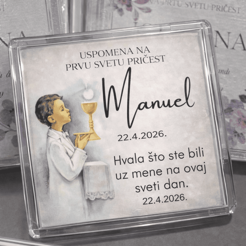Pvc - Magnet- Prva pričest dječak