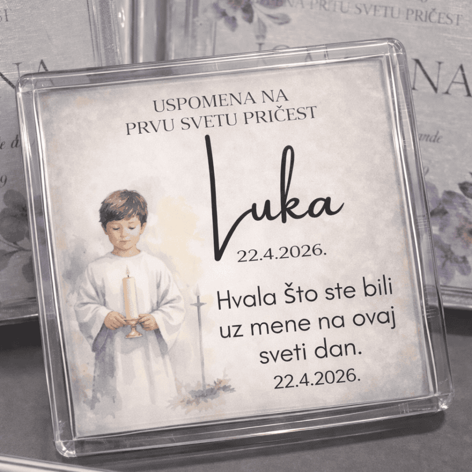 Pvc - Magnet- Prva pričest dječak