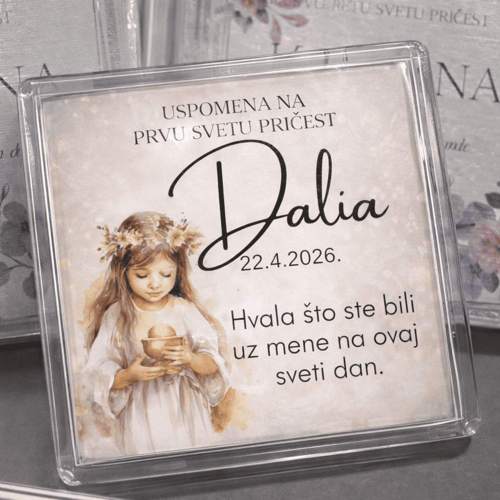 Pvc - Magnet- Prva pričest djevojčica