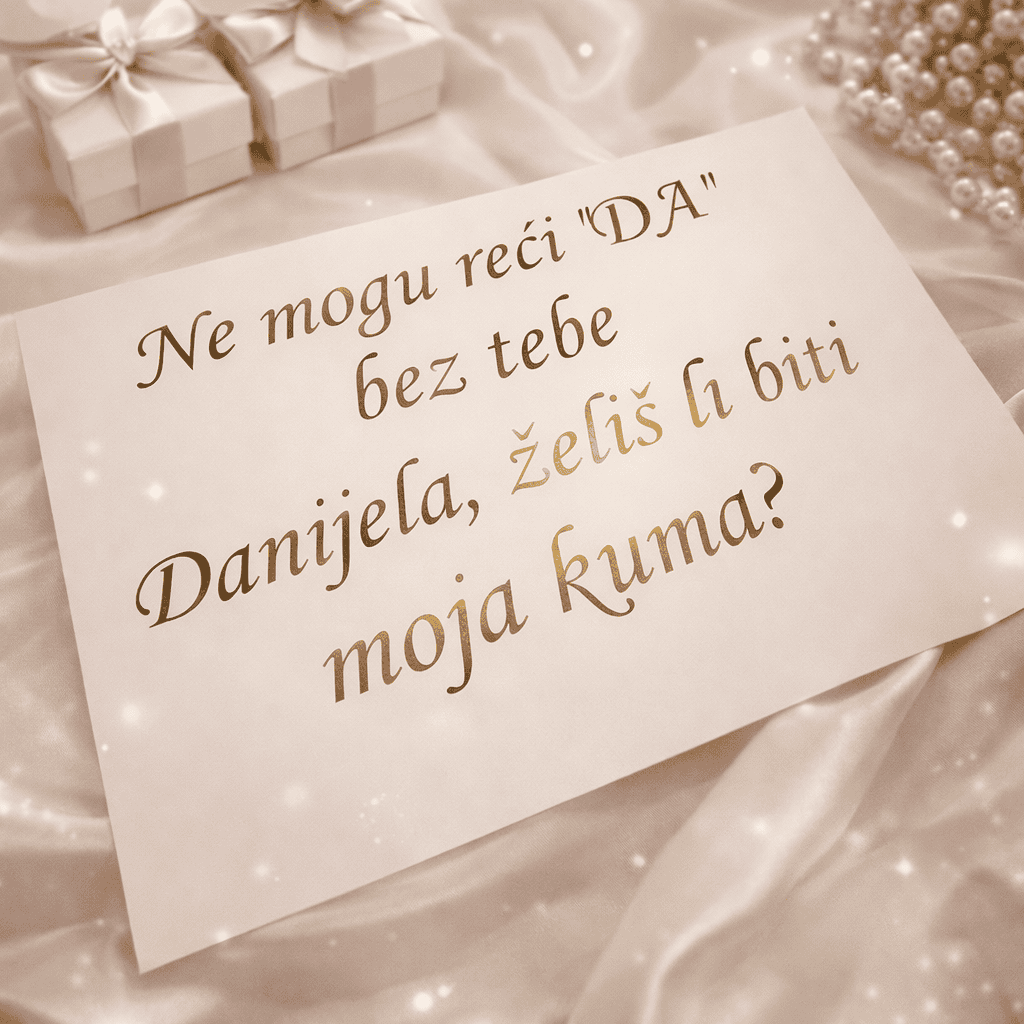 Konturno rezani A4 formata natpisi
