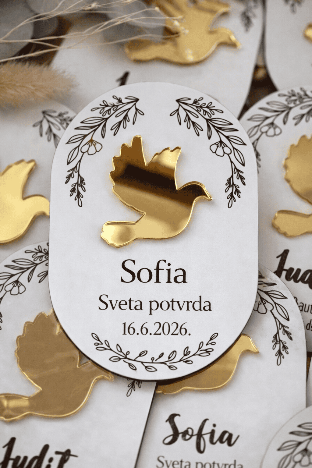 Personalizirana zahvalnica za svetu potvrdu