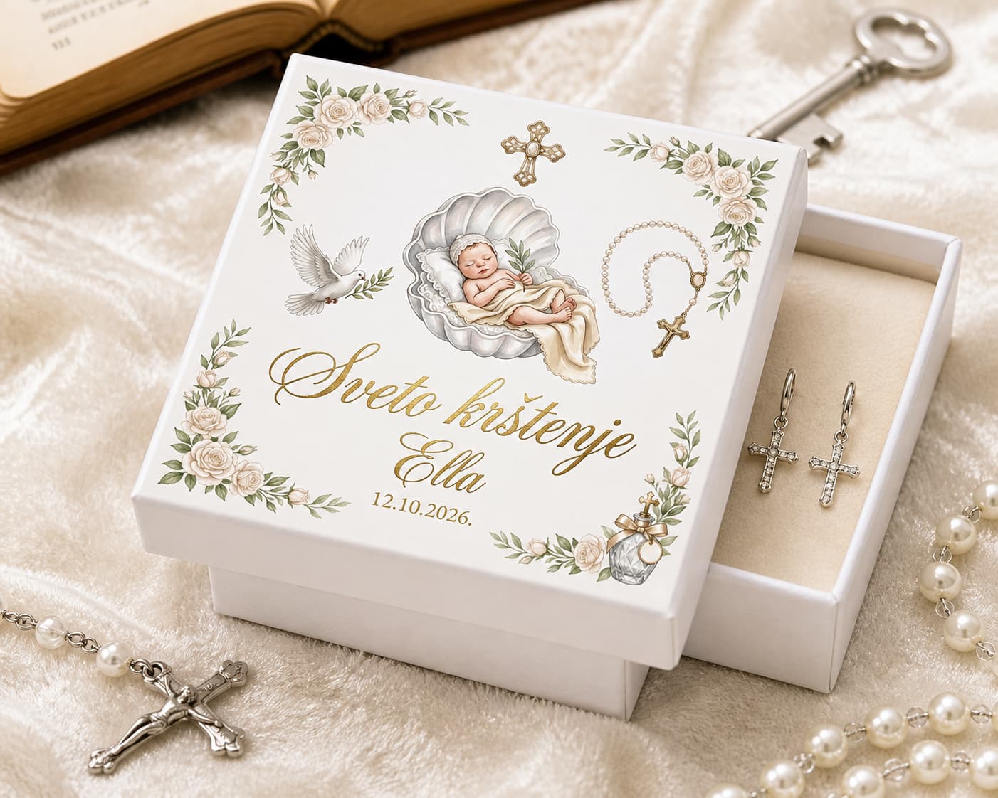 Personalizirana kutijica za krunicu ili nakit - Slika 2